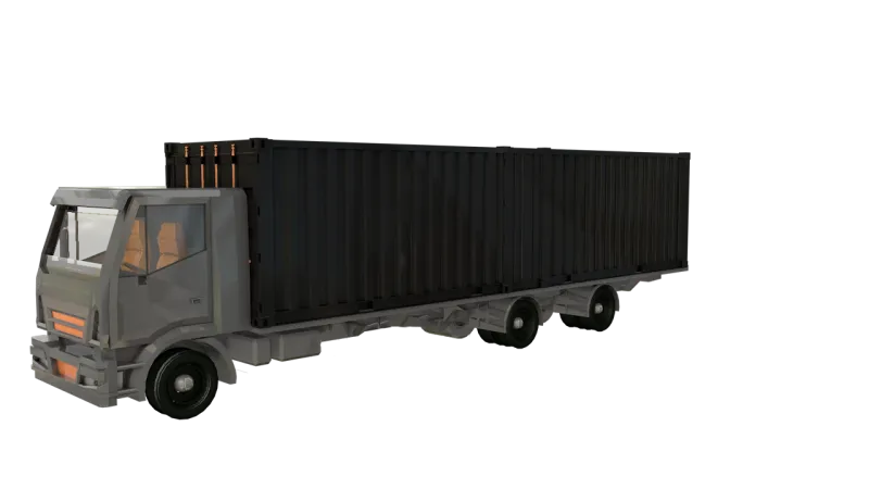 Ilustração de um Truck ou caminhão pesado